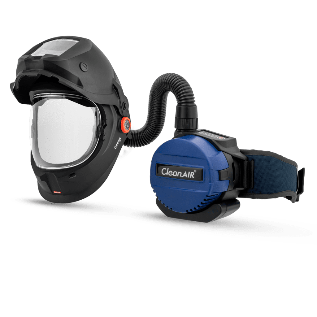 CleanAIR Omnira COMBI Welding Helmet & CleanAIR Basic PAPR Kit ...