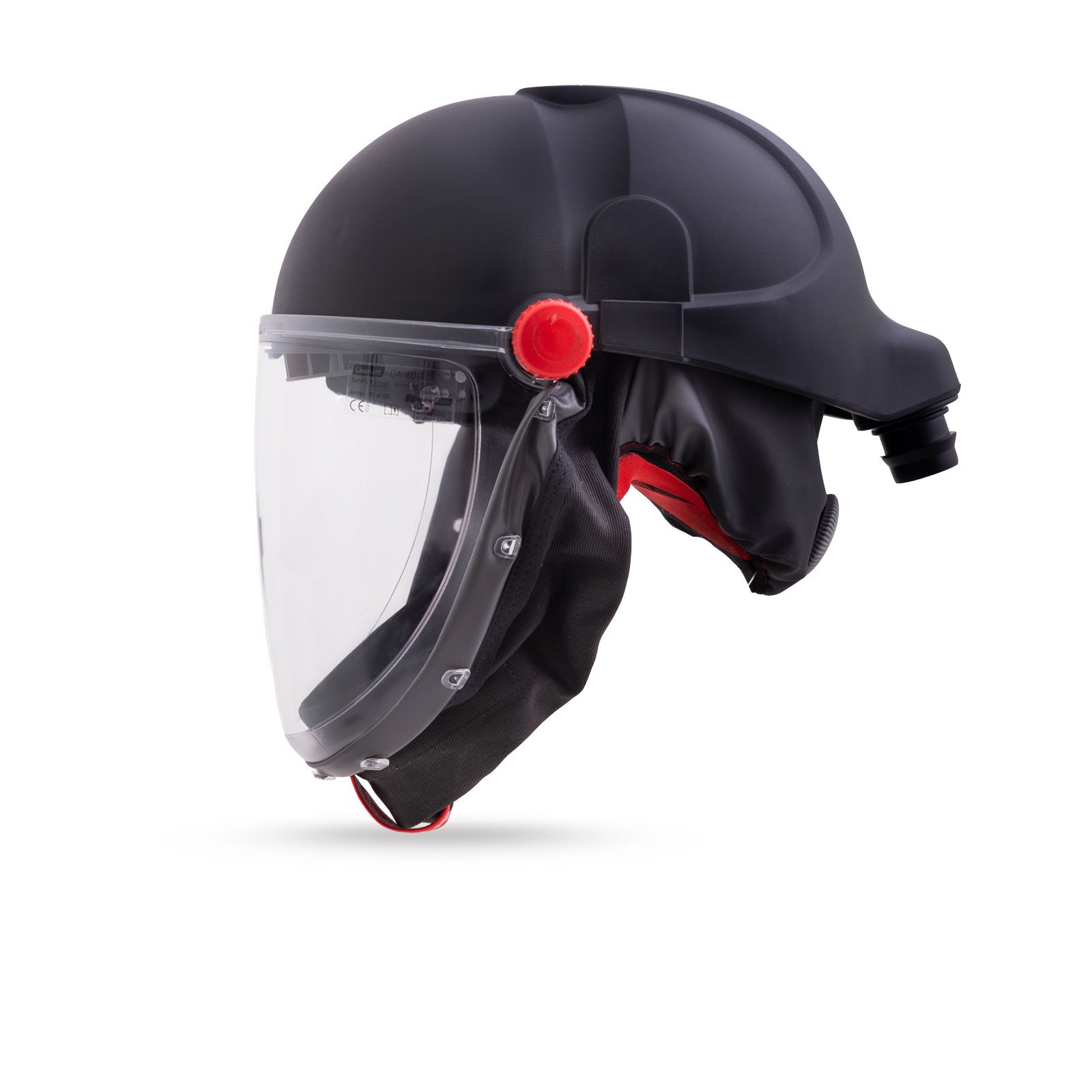 CleanAir Helmet CA-40G with Clear flip up Cylindrical Visor