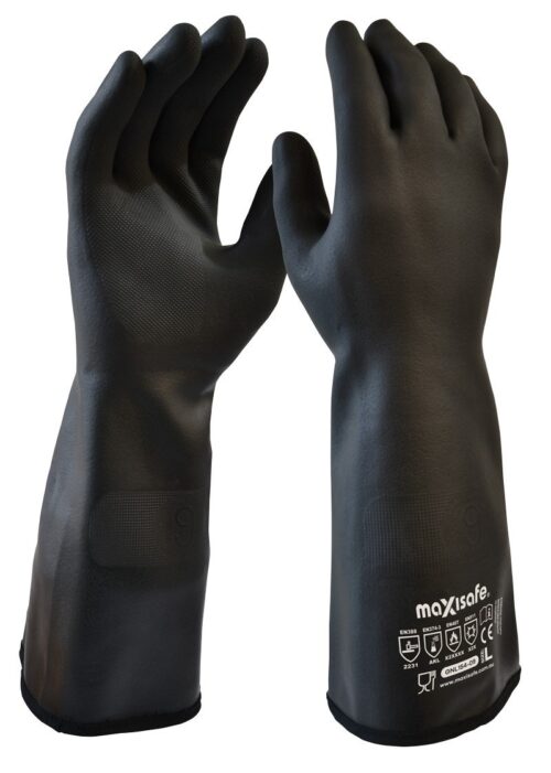 Maxisafe NEOTHERM Chemical & Heat Resistant Neoprene Gauntlet - 38cm