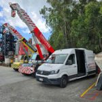 Mobile safety testing unit servicing Lindores Cranes on the Gold Coast