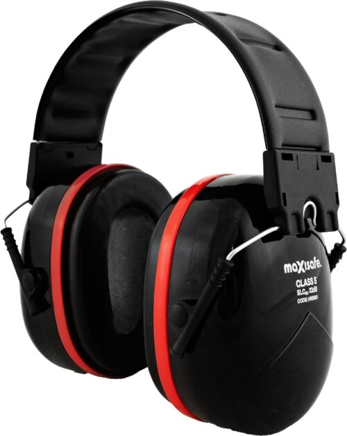 Red Maxisafe Earmuff 32dB - Class 5 - Image 6