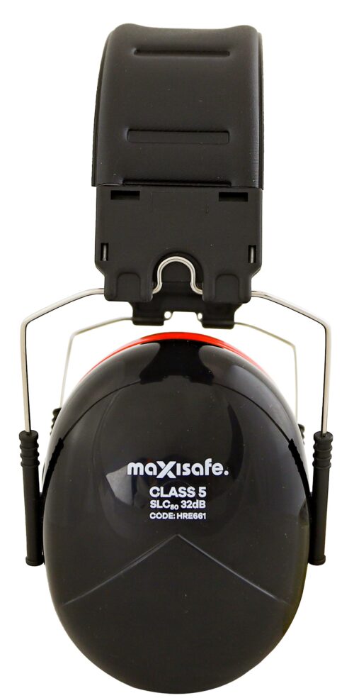 Red Maxisafe Earmuff 32dB - Class 5 - Image 8