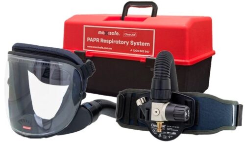 CleanAIR Unimask with Pressure Flow Master PAPR