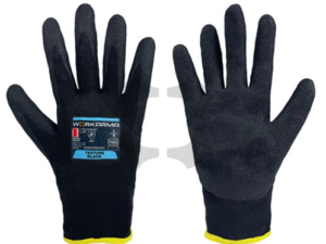 Texture Black Utility Dipped Glove